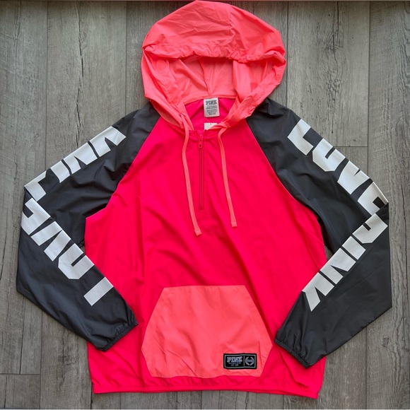 NWT Victoria’s Secret PINK Anorak Windbreaker Jacket | Size XS/S - Picture 6 of 15